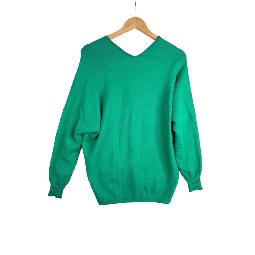 Lilly Pulitzer Stevie Dolman Sleeve V-neck Sweater size Large Green - Picture 5 of 7
